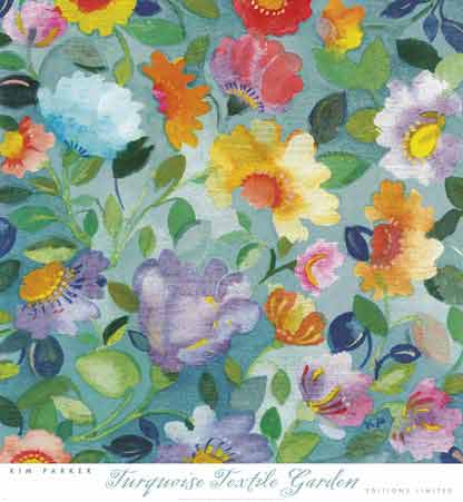 Kim Parker - Turqupise Textile Garden