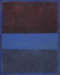 Mark Rothko - No6 (Rust and Blue)(Brown Blue, Brown on Blue), 1953