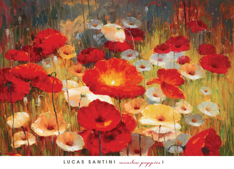 SANTINI - Meadow Poppies I