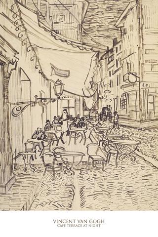 Vincent van Gogh - Cafe Terrace at Night, 1888